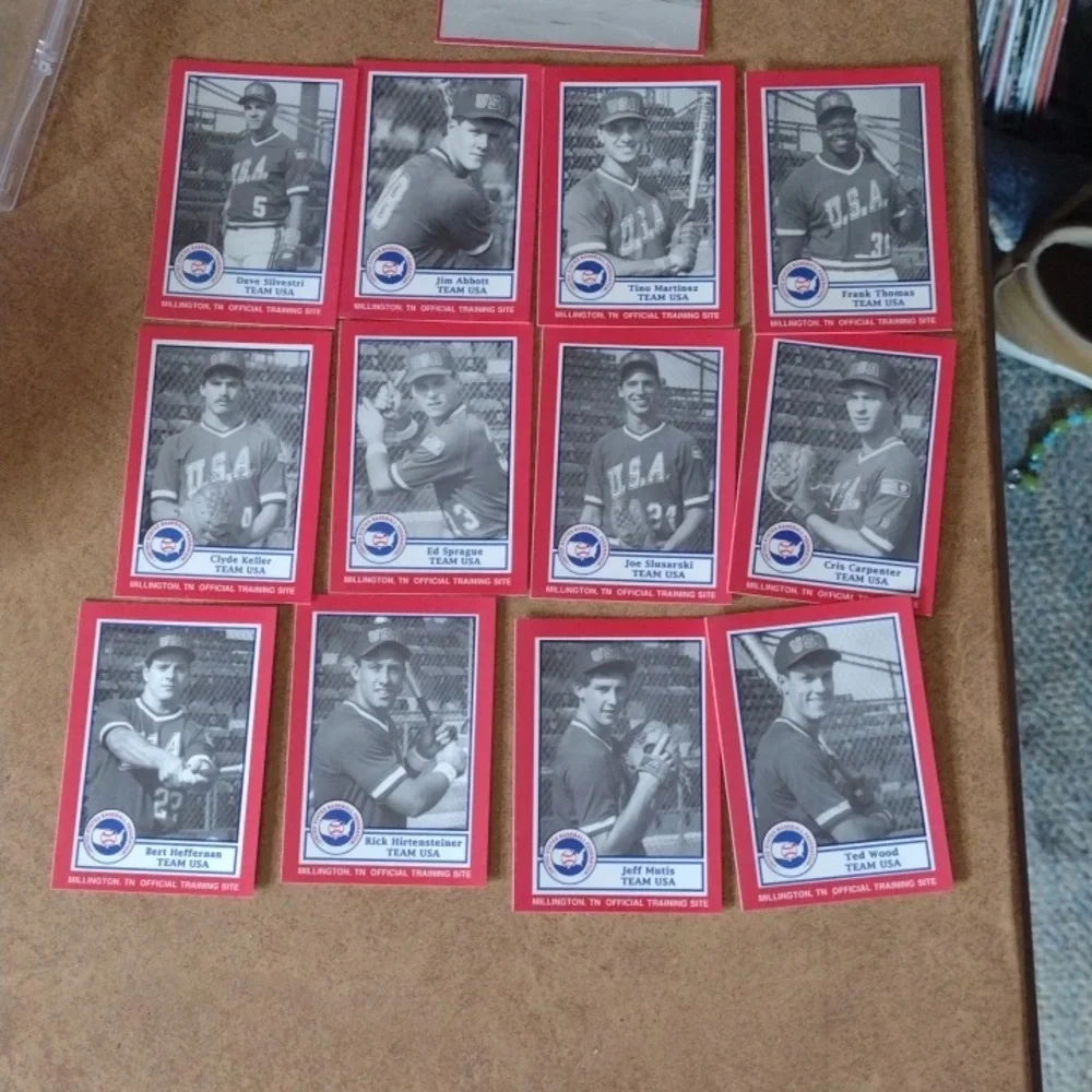 Official 1987 USA National Baseball Team Card Set